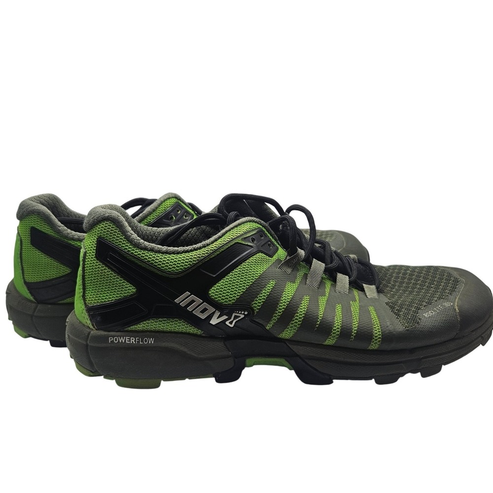 Inov-8 Roclite 305 Men's Trail Running Shoes Green Black Size 9.5 Hiking